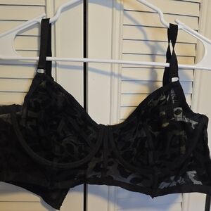 Elegant Black Lace Women's Bra